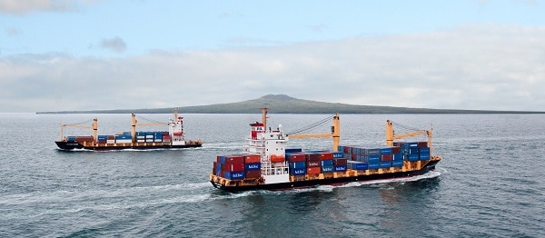 container spreader for ship cranes
