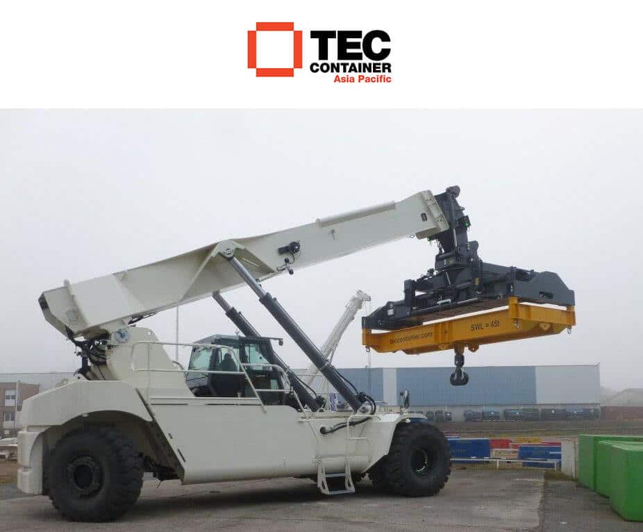Reachstacker Attachment with Ramshorn Hook in stock Australia