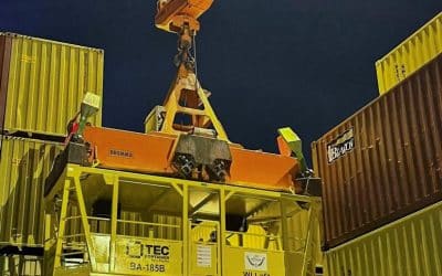 South Port NZ Improves Safety with TEC CONTAINER Lashing Cage